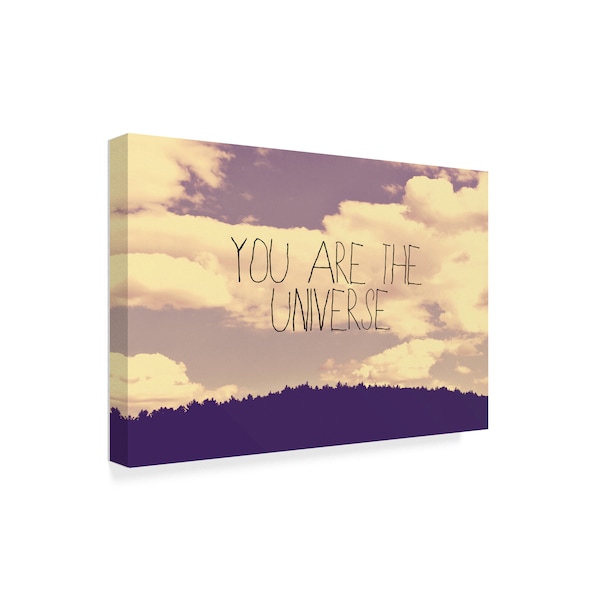 Vintage Skies 'You Are The Universe' Canvas Art,12x19